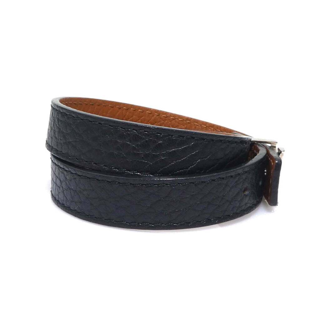 LOUIS VUITTON Black Leather Charm Bracelet - Picture 2 of 10